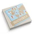 itenga Reisetagebuch Weltkarte Urlaub Erinnerung Fotoalbum Unterkunft Hotel 21cm