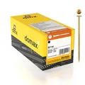 DMX - Tellerkopfschrauben 5x60 - Konstruktionsschrauben - Holzschrauben Set - Spanplattenschrauben - Schrauben set - 200 Stück - Flachkopfschrauben Holz - Torx Set - Holzbauschrauben