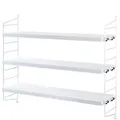 String Furniture Pocket modulares Regalsystem Weiß/Weiß