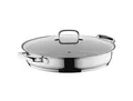 WMF Fischpfanne Vignola, Klar, Edelstahl, Metall, 4.3 L, oval, rostfrei, breiter Schüttrand, antihaftbeschichtet, ergonomischer Griff, TransTherm®-Allherdboden, Kochen, Pfannen, Bratpfannen