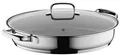 WMF Fischpfanne Gourmetpfanne Schlemmerpfanne mit Glasdeckel Edelstahl 38x26 cm