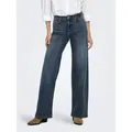 ONLY High-waist-Jeans ONLMADISON ICON HW WIDE DNM CRO300 NOOS blau M (38)