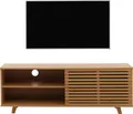 Bambus TV-Rack MCW-N80, Fernsehtisch Lowboard Kommode, Staufächer MVG- 50x140x40cm