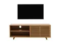 Bambus TV-Rack MCW-N80, Fernsehtisch Lowboard Kommode, Staufächer MVG-zertifiziert 50x140x40cm
