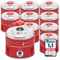 EVOCAMP 10x Butan/Propan Gaskartusche 300g, Schraubkartusche für Weber Q100/1200