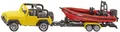 SIKU 1658 1658 Jeep mit Boot