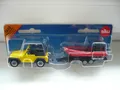 Siku 2X  1658 JEEP mit Boot "SUPER SERIE" NEU OVP--SP