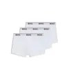 BOSS 3er Pack Herren Power Boxer Trunks Boxershorts Unterhosen Cotton Stretch, Farbe:Weiß, Wäschegröße:XL, Artikel:-100 White