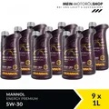 Mannol Energy Premium 5W-30 Opel Mercedes Ford BMW Motoröl 9x1 Liter = 9 Liter