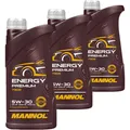 3x1L MANNOL ENERGY PREMIUM 5W-30 MOTORÖL passend für MB 229.51 BMW LL-04 dexos 2
