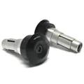 Lenkergewichte Highsider DOT Schwarz, 1 Paar, Klemmbereich 12-22 mm