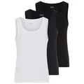 BOSS Tanktop 3P RibClassic BOSS ONE Ton in Ton Stickerei auf der Brust bunt XXL (54)