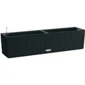 Lechuza® Pflanzgefäß Balconera Cottage 80 Graphitschwarz 79 cm x 19 cm