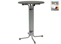 MFG Stehtisch 80 cm klappbar, anthrazit/schiefer, wetterfest