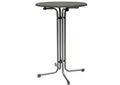 MFG Stehtisch d=80 cm, klappbar, anthrazit/Schiefer