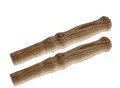 BigDean 2 XXL Holzgriffe für Schiebkarre/Schubkarre ca. 23,5 cm lang 2,5 cm Durchmesser - Hochwertig, flexibel, bereichernd - Ideal für Fast Jede Schubkarre/Sackkarre