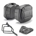 Seitentaschen + Rahmen Givi TRK35BB Schwarz 35LT für BMW F 800 GS 2008-2011