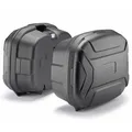 GIVI TRK35BB TREKKER LITE Paar Seitenkoffer 35+35L Schwarz, MonoKey, Termoplast
