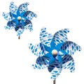 CIM Windspiel Windrad Moulin Fische 31 2er SET Garten-Deko Dekoration Höhe:75cm