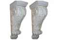 Schatzkiste1 Wandregal 2 x Wandkonsole Wandkonsolen Wandablage Weiß-Matt-Antikfinish