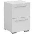 SCHILDMEYER Waschbeckenunterschrank "Carlos", BxHxT: 40,2 x 59,1 x 35 cm - weiss