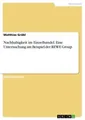 Nachhaltigkeit im Einzelhandel. Eine Untersuchung am Beispiel der REWE Group Mat