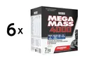 6 x Weider Mega Mass 4000 (7000g) Strawberry (18,57 EUR/kg)