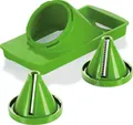 Genius Nicer Dicer smart Julietti Set (3 Teile) Spiralschneider Gemüseschneider Küchengerät in grün; A33805
