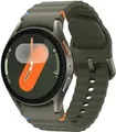 Samsung Galaxy Watch7 - 40 mm - intelligente Uhr mit Sportband - Gummi - Bandgröße: S/M - Anzeige 3,33 cm (1,3") - 32GB - NFC, Wi-Fi, Bluetooth - 28,9 g - grün (SM-L300NZGAEUE)