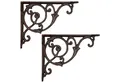 Moritz Wandregalhalter 2er Set Regalwinkel 22,5 x 18 cm Regalträger, Regalträger Regalwinkel Regalhalterung Wandregal Regal Kommode