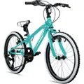 Bergsteiger Kansas 20 Zoll Kinderfahrrad, geeignet für 6, 7, 8, 9 Jahre, Shimano 6 Gang-Schaltung, Mountainbike mit Weißwandbereifung, Jungen-Fah... - Türkis