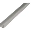U-Profil Aluminium 10 mm x 15 mm x 1.000 mm Silber