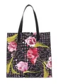 Ted Baker Tullsa Große Tasche mit Blumenmuster, Schwarz