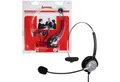 Hama Mono Headset Kopfhörer 2,5mm Klinke Kopfbügel Smartphone-Headset (Universal, Mikrofon, Stummschaltung, etc, Kein, Universal Klinken-Stecker passend für Gigaset DECT Telefon Festnetz)