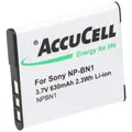 Akku kompatibel mit Sony NP-BN1 Akku Typ N kein Original Akku 580-630mAh
