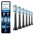 Philips Sonicare C3 Premium Plaque Defense, Original Ersatzbürstenköpfe, Schwarz, 6er-Pack, HX9046/88