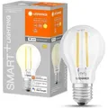 LEDVANCE E27 WiFi LED Lampe warmweißes dimmbares Licht 6W wie 60W 2700K Filament steuerbar mit Alexa und  Google Assistant