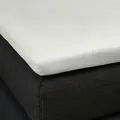 Formesse Bella Donna Topper Spannbetttuch La Piccola 200x210 - 200x220 cm | wollweiss - weiß