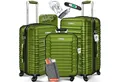 KESSER Kofferset, 4 Rollen, (3 tlg), 3tlg. Hartschalenkofferset Hartschalenkoffer Reisekoffer Set
