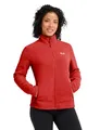 Jack Wolfskin Damen Fleecejacke mit Reißverschluss Taunus 100 Full Zip Polartec wärmend leicht atmungsaktiv schnelltrocknend für Frauen Outdoor und Alltag
