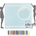 furora Holiday Strandtuch XXL 200x200 cm: Baumwolle, leicht dünn | Picknickdecke Stranddecke + Strandhandtuch Groß, Hamamtuch Saunatuch Damen Herren, Beach Towel Cotton Strandlaken, Urlaub Must Have