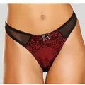 JETTE String rot|schwarz 36/38