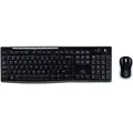 Logitech Wireless Combo Tastatur und Maus Set Kabellos QWERTZ Schwarz MK270