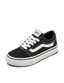 Vans Unisex Kinder Ward Sneaker Ward Trainers, (SUEDE/CANVAS) BLACK/WHITE, 36.5 EU