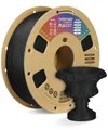 OVERTURE Filament PLA 1.75mm Verbessert, 3D Drucker PLA Filament1kg Spule (2.2 LBS), Maßgenauigkeit ± 0.02mm für die Meisten FDM 3D Drucker (Glitzer Schwarz)