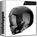 SCORPION INTEGRALHELM FÜR MOTORRAD EXO-COMBAT II SOLID SCHWARZ XS