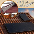 Ziegeldach Balkonkraftwerk Halterung für 1 Panel PV Modul Dach Solarhalterung Flachdach