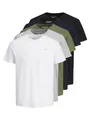 JACK & JONES Male T-Shirt 5er-Pack Logo T-Shirt