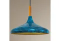 Bamyum Pendelleuchte Champion Hängelampe Küche aus Holz und Metall 35 cm, E27 Moderne Lampe, ohne Leuchtmittel