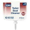 Tork Toilettensitzreiniger, 420302, WC-Brillen Reiniger für zusätzliche Hygiene, für S2 Spender-Systeme, Premium-Qualität, 8 x 475 ml